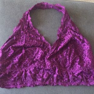 LOWEST: Lovesick lace halter bralette